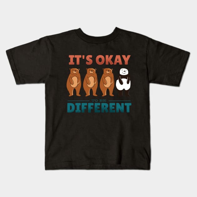 It's okay to be different T-shirt Kids T-Shirt by EndlessAP